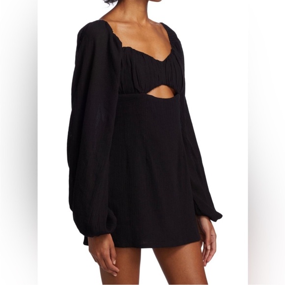 Rumer the label Camille minidress in black NWT - Picture 3 of 5